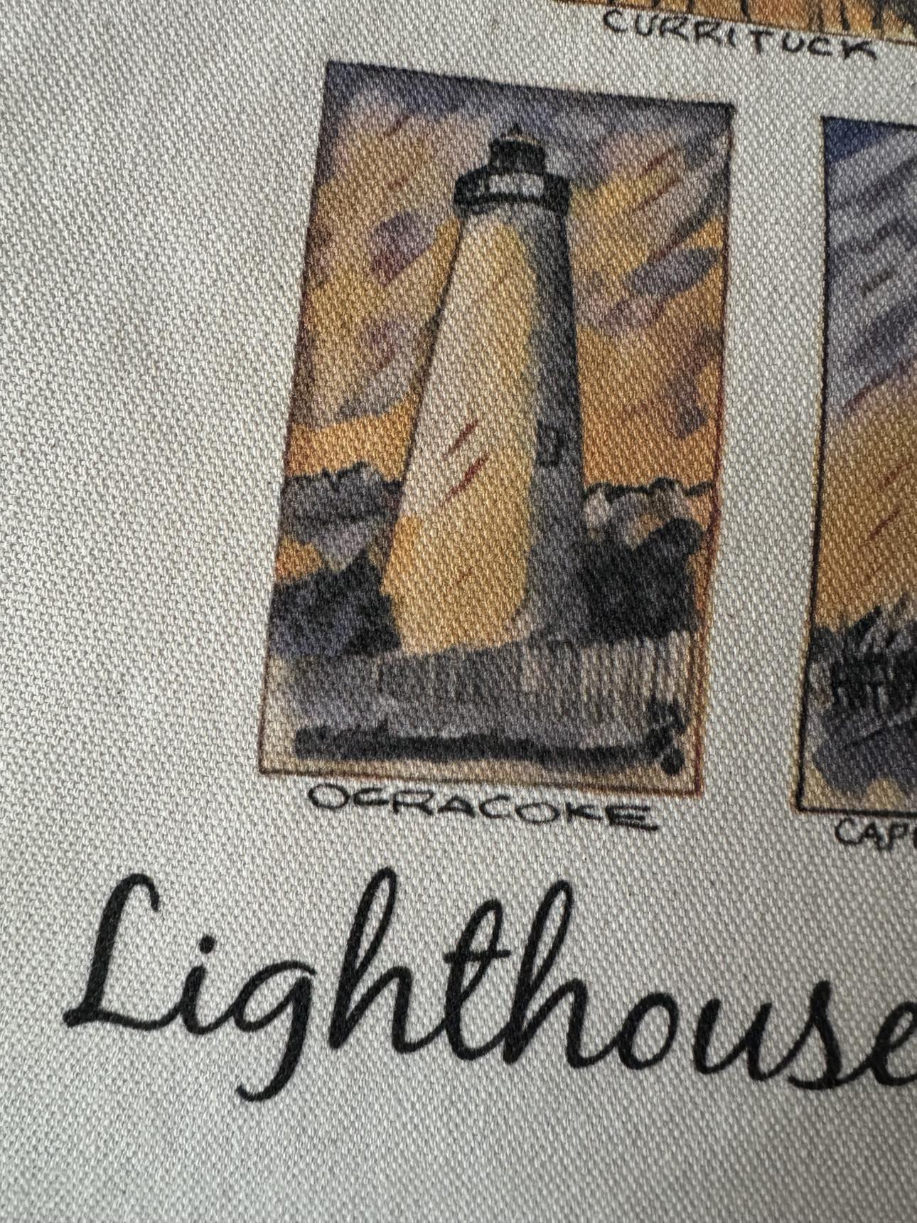 NC Lighthouses Jumbo Tote Bag