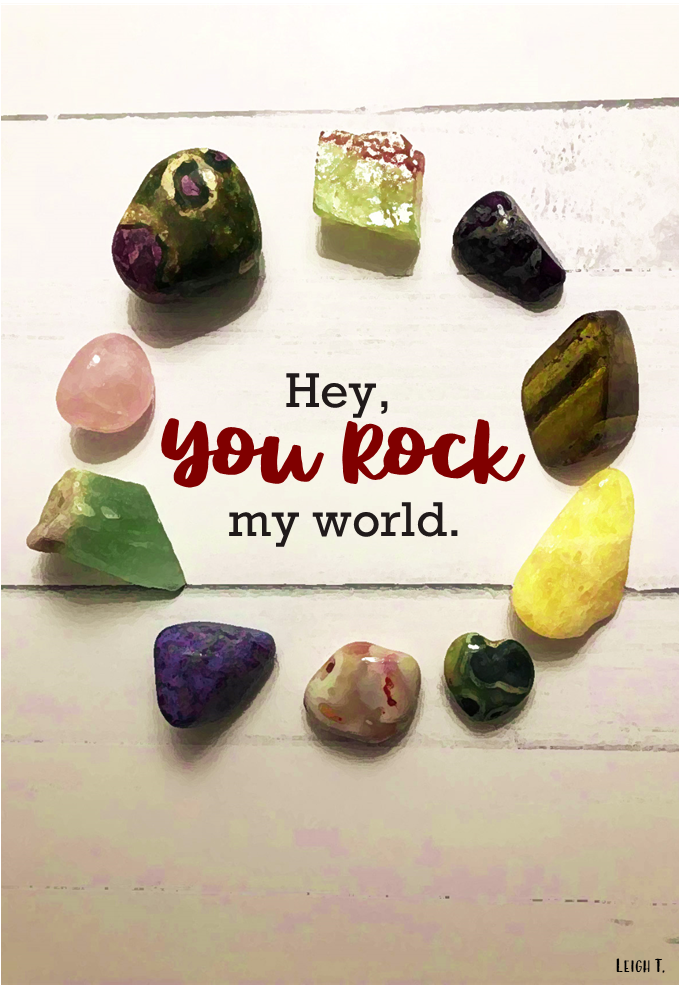 You Rock My World - Greeting Card (A7 Size)