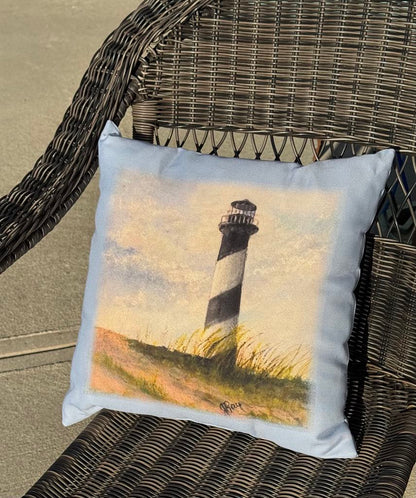 Hatteras Lighthouse Indoor/Outdoor Pillow