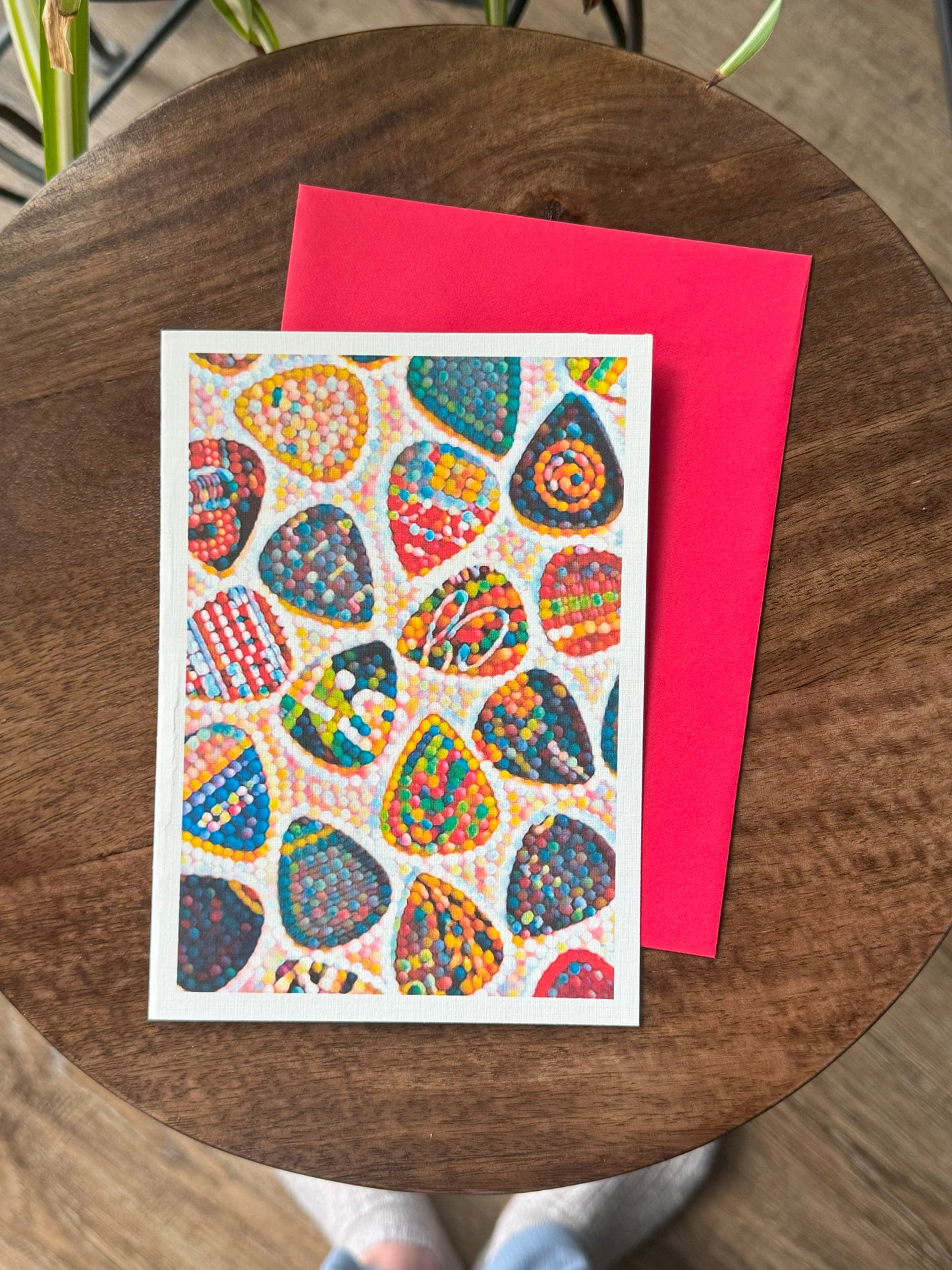 Guitar Picks Greeting Card