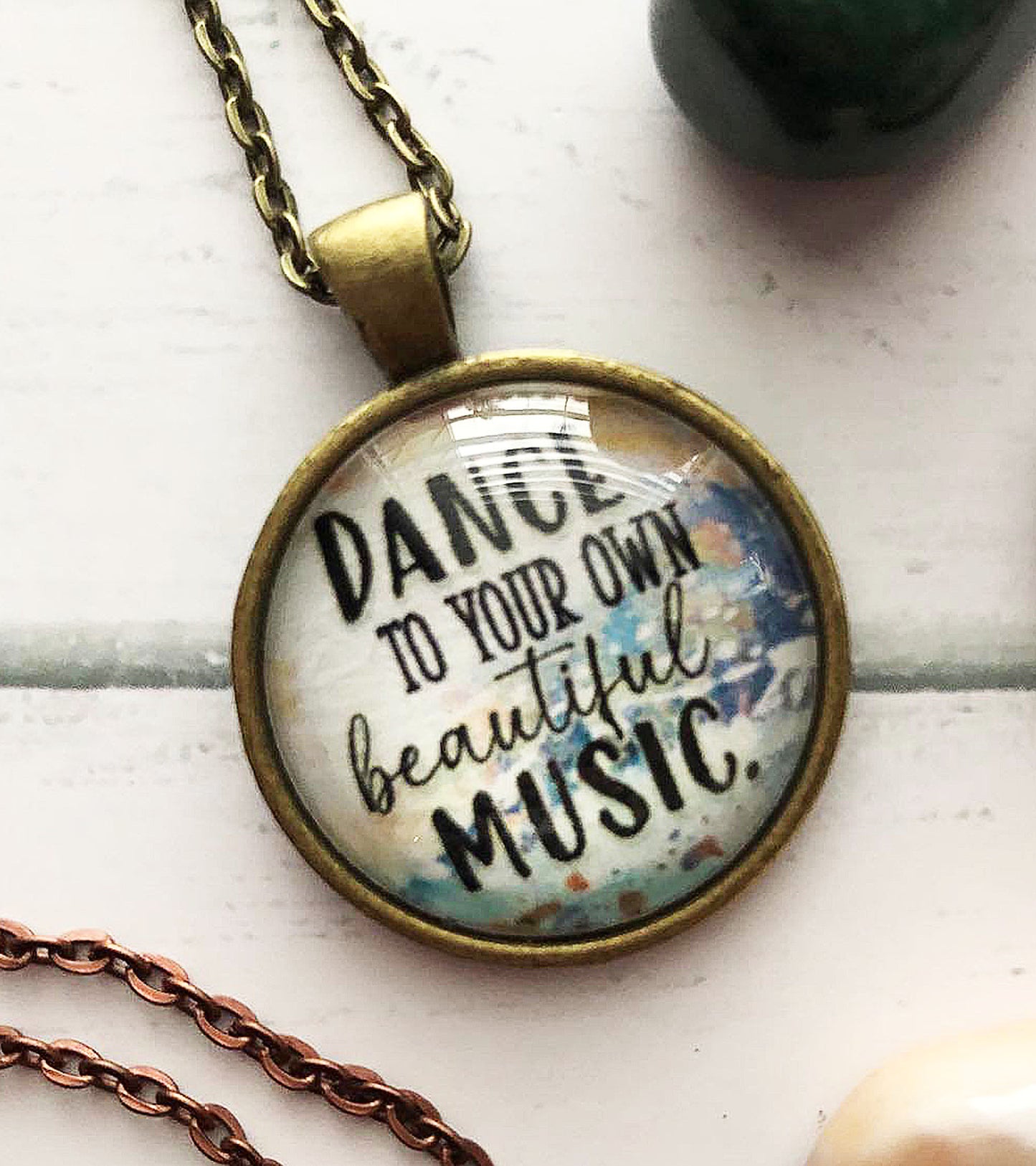 Dance to Your Own Music (1 in Pendant with 18 in Chain)