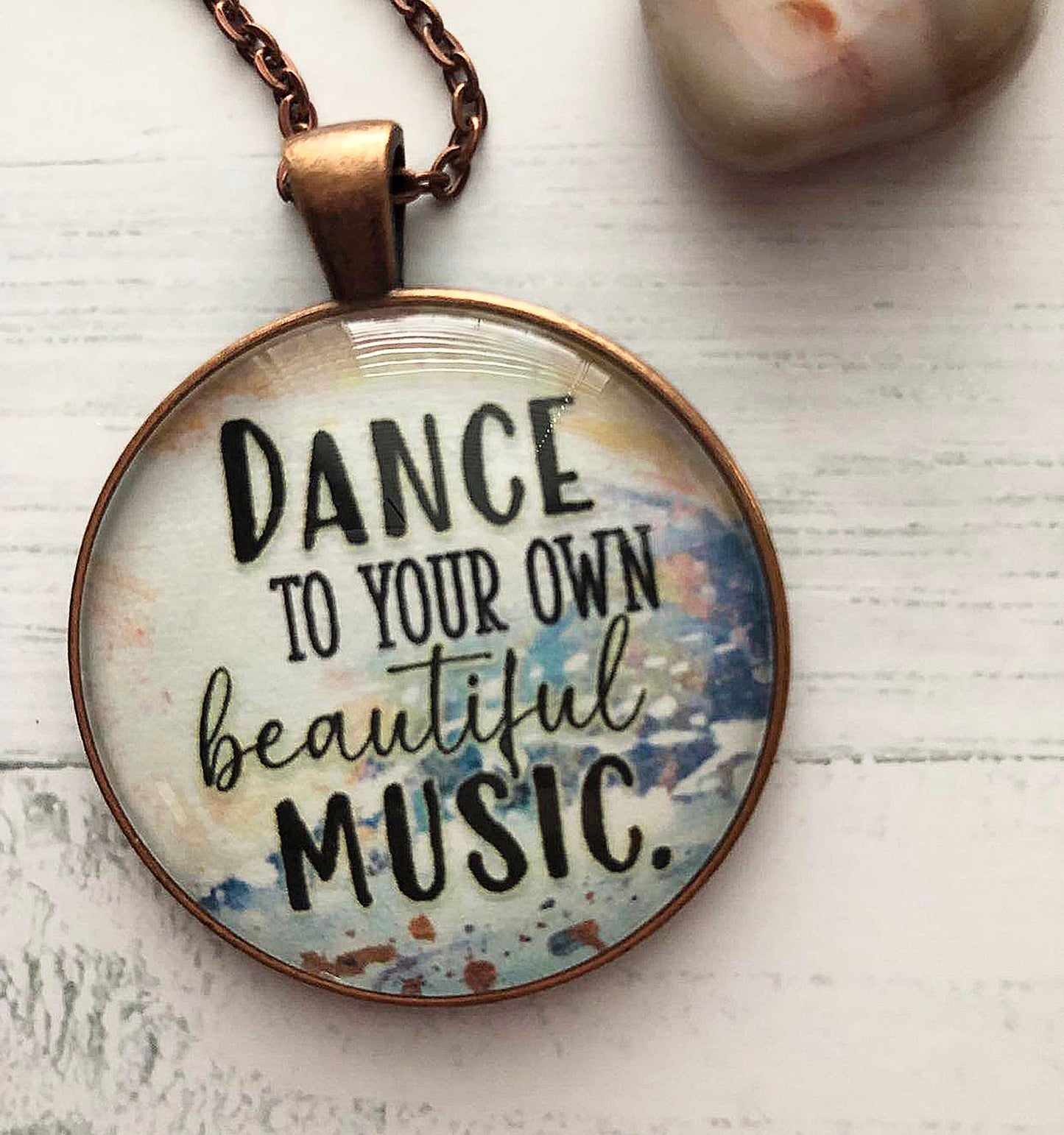 Dance to Your Own Music (1 in Pendant with 18 in Chain)