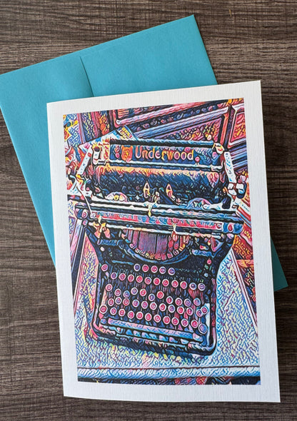 Funky Underwood "Just My Type" Greeting Card