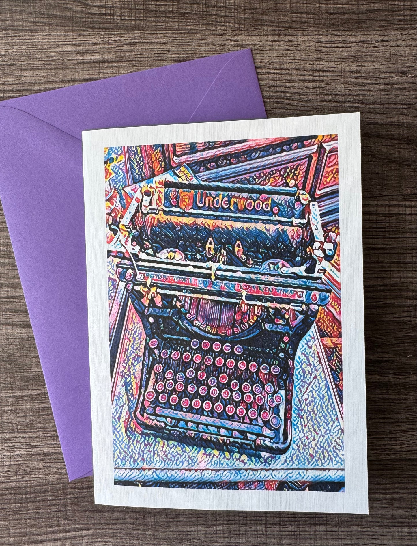 Funky Underwood "Just My Type" Greeting Card