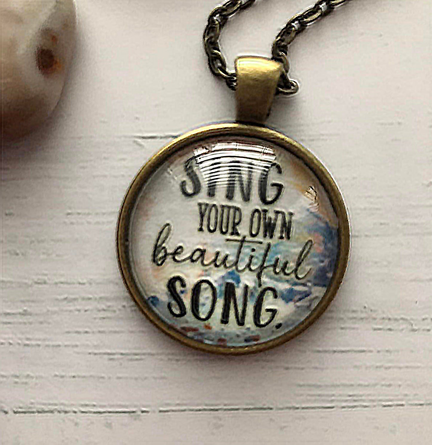 Sing Your Own Song (1 in Pendant with 18 in Chain)