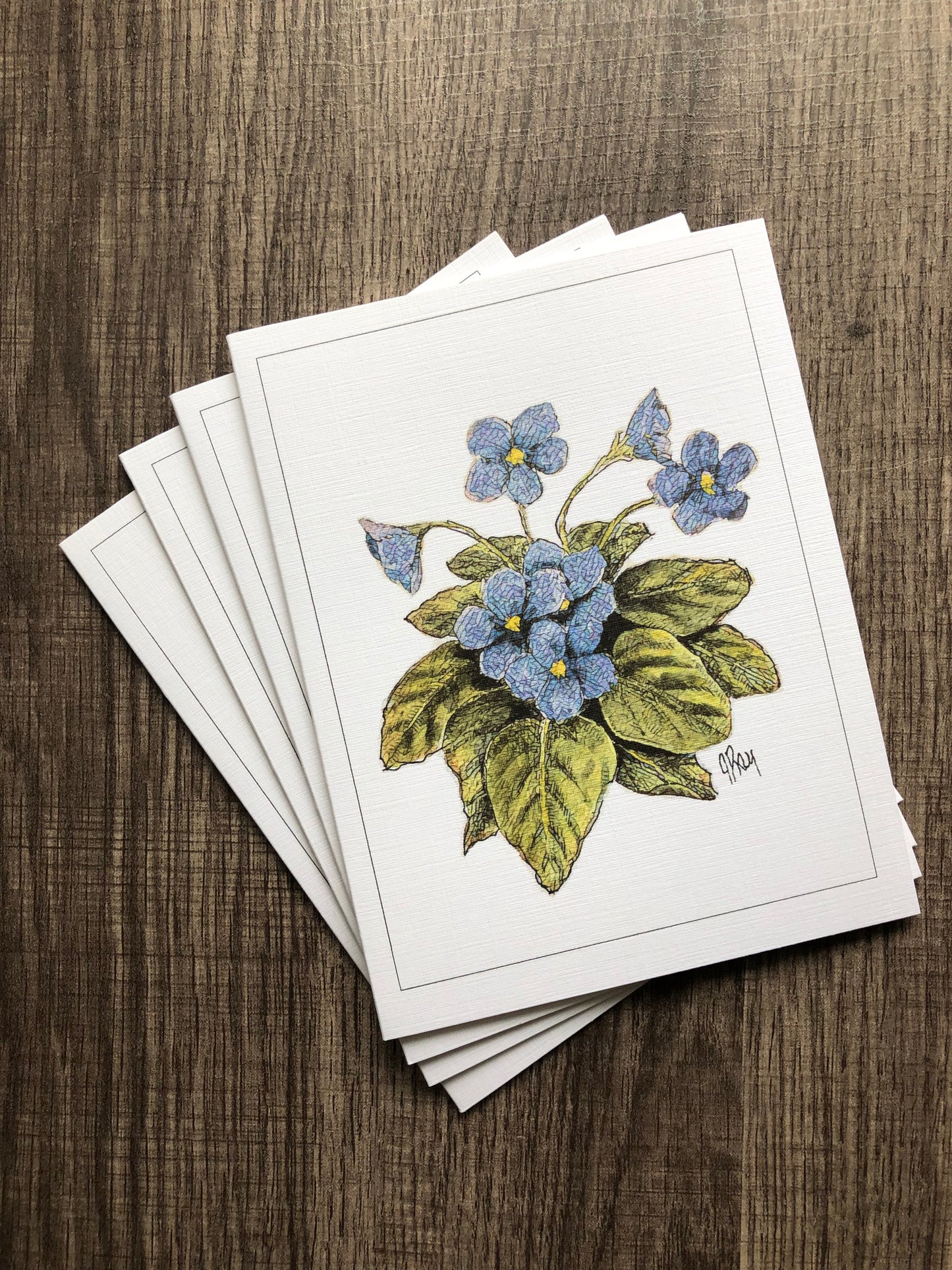 Pansies and Violets Notecard Set