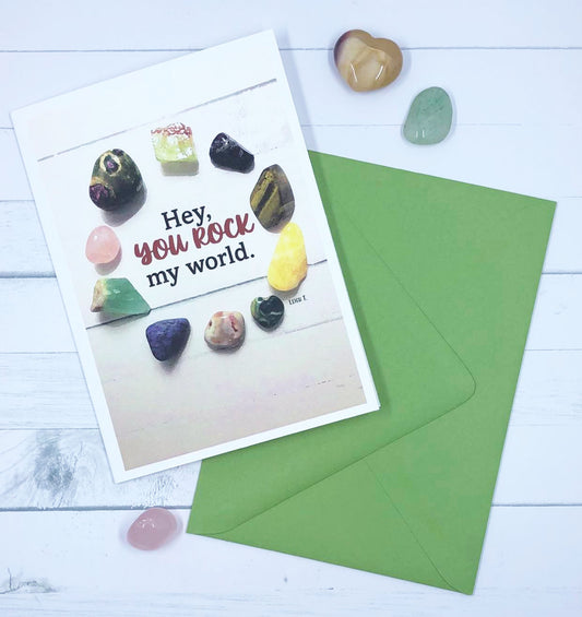 You Rock My World - Greeting Card (A7 Size)