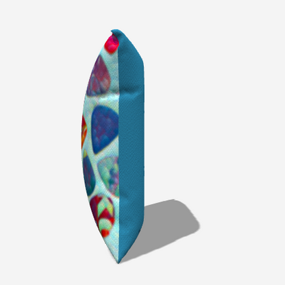 Guitar Picks Pillow - Raindrop Turquoise