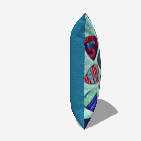 Guitar Picks Pillow - Raindrop Turquoise