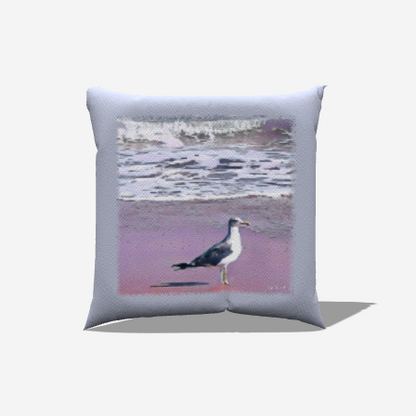 Lonely Gull Indoor/Outdoor Pillow