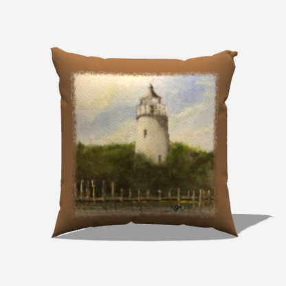 Ocracoke Lighthouse Indoor/Outdoor Pillow