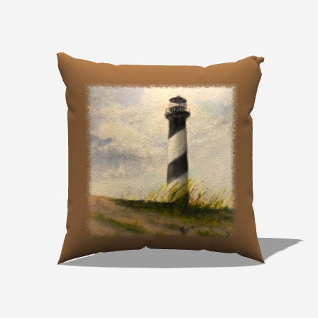 Hatteras Lighthouse Indoor/Outdoor Pillow