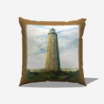 Bald Head Island Lighthouse Indoor/Outdoor Pillow