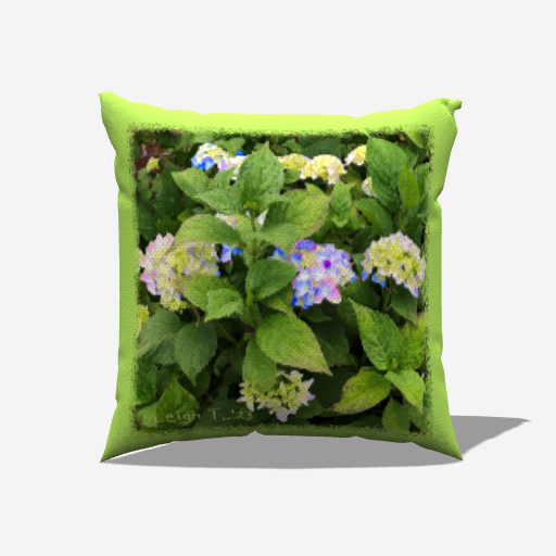 Auntie's Hydrangeas Indoor/Outdoor Pillow